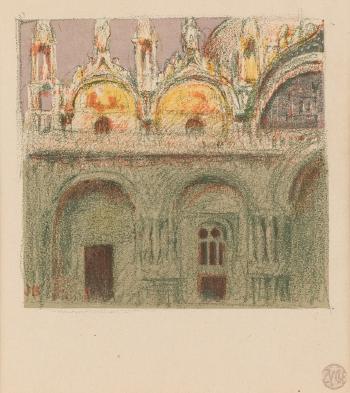 San Marco Venice (Façade) 1901 by 
																			Jan Stanislawski
