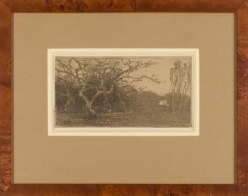 Dawn. Orchard 1900 by 
																			Jan Stanislawski