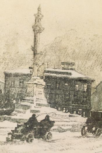Adam Mickiewicz Monument in Lviv by 
																			Odo Dobrowolski
