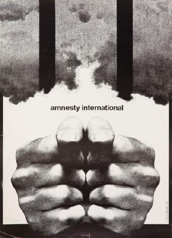 Amnesty International Poster by 
																			Roman Cieslewicz