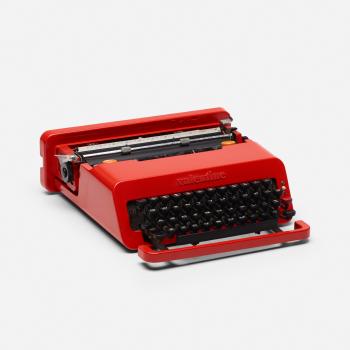 Valentine Typewriter by 
																			 Olivetti