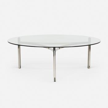 Scimitar coffee table by 
																			Jorgen Kastholm