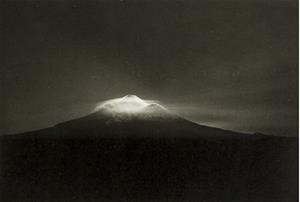 The Prisoner’S Dream No. 3 – Taranaki From Oeo Road Under Moonlight by 
																	Laurence Aberhart