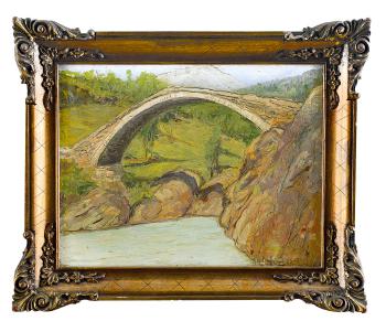 Antico Ponte sul torrente by 
																	Guglielmo Baldassini