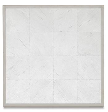 Untitled (White Light Grid) by 
																			Mary Corse