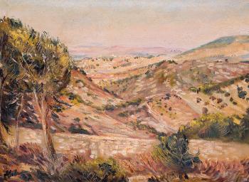 Landscape by 
																	Aharon Kahana