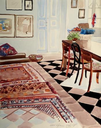 Room interior by 
																	Aryeh Azene