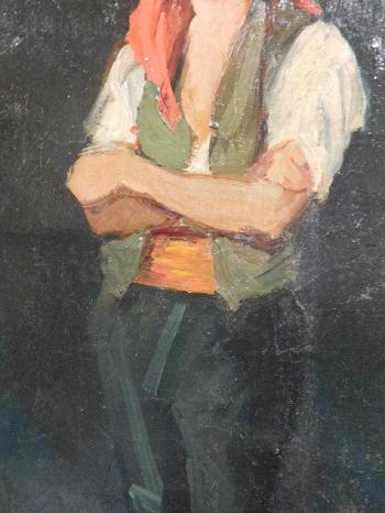 Man in pirate garb by 
																			Chaim Soutine