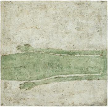 The body of a woman lying by 
																	Olbram Zoubek