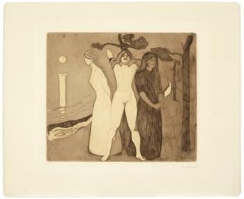 Das Weib II (The Woman II) by 
																	Edvard Munch
