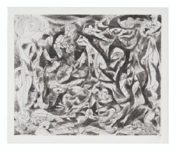 Untitled (P 16) by 
																	Jackson Pollock