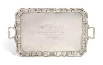 A George VI Irish Silver Tray by 
																	 Reid & Sons