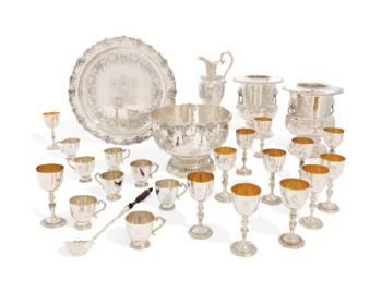 A Group of Elizabeth II Silver Items Made for the Silver Wedding Anniversary of Queen Elizabeth Ii and Prince Philip, Duke of Edinburgh by 
																	 Garrard & Co Ltd