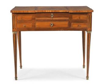 A Louis XVI Dressing Table by 
																			 Unknown Furniture Maker
