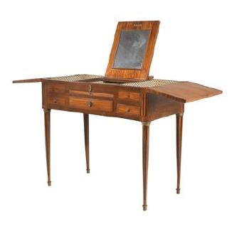 A Louis XVI Dressing Table by 
																			 Unknown Furniture Maker