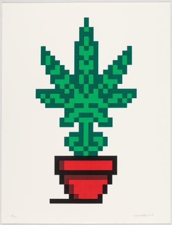 Hollyweed (Red) by 
																			 Space Invader