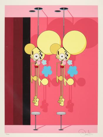 Double Hanging Space Monkey by 
																	 Dalek