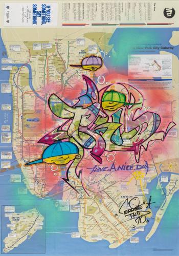 NYC Transit Authority Subway Maps (six works) by 
																			 American School