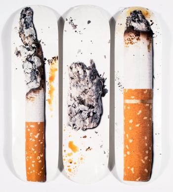 Cigarette (three works) by 
																			 Supreme