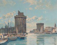 Le Port De La Rochelle by 
																	Pierre Faget-Germain