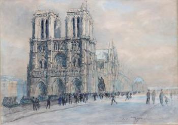 Vue de Notre-Dame by 
																	Fernand Truffaut