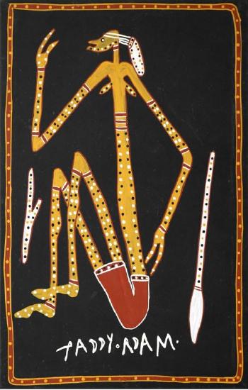 Balanjarngalain (Spirit figure) by 
																			Paddy Fordham Wainburranga