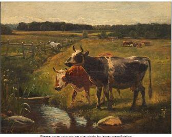 Landscape With Cattle by 
																			Johannes Wilhelm Zillen