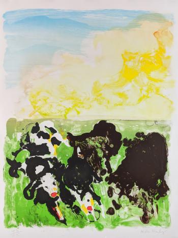 Devonshire Cows by 
																			Malcolm Morley