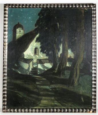 Kirche bei Sternenklarer Nacht by 
																			Oskar Mulley