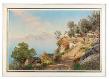 View of Capri by 
																			Ascan Lutteroth