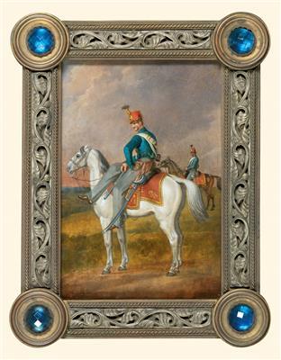 Cavalier of the Imperial and Royal Hussars Regiment II ('Archduke Joseph') by 
																			Rudolf Ritter von Ottenfeld