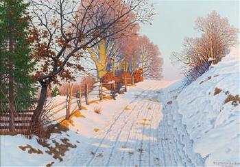 A Sunny Winter Path by 
																			Fritz Muller-Landeck