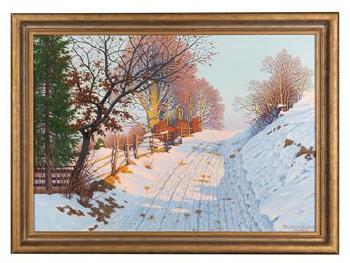 A Sunny Winter Path by 
																			Fritz Muller-Landeck