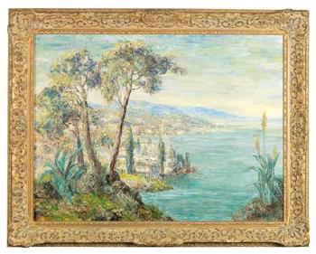 Coast at Amalfi by 
																			Otto Pippel