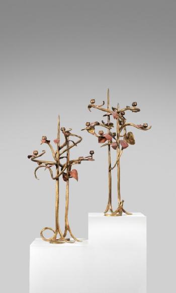 An Important Pair Of Candelabra, Commissioned By Yves Saint Laurent And Pierre Bergé by 
																	 Yves Saint Laurent