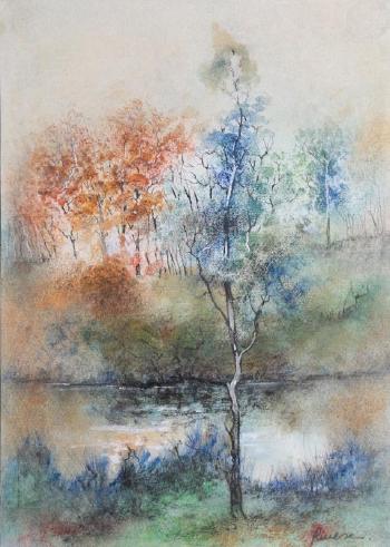 Autumn Stream by 
																			Antonio Lago Rivera