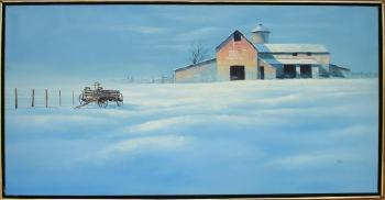 Red Barn in Winter by 
																			Jorge Braun Tarallo