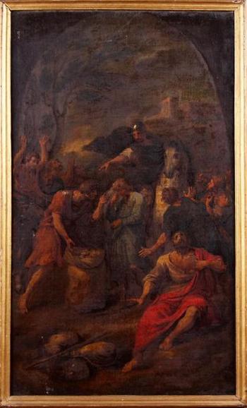 La coupe de Joseph trouvée dans le sac de Benjamin by 
																	Arnold de Vuez