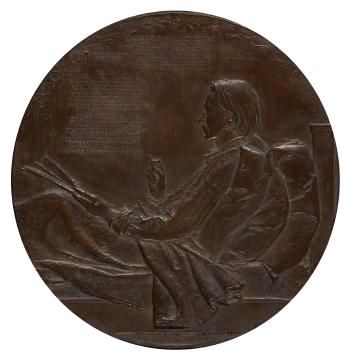 Robert Louis Stevenson by 
																	Augustus Saint-Gaudens