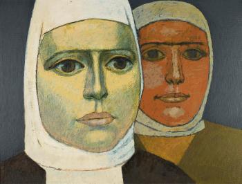 Two Women by 
																	Nuri Iyem