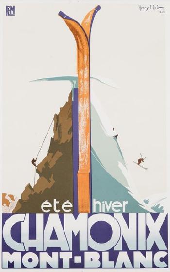 Eté Hiver Chamonix Mont Blanc by 
																	Henry Reb