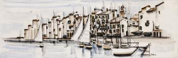 Port de Saint-Tropez by 
																	Georges Damin