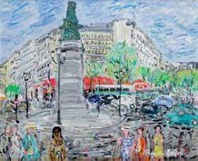Paris Place De Clichy by 
																	Maurice Empi