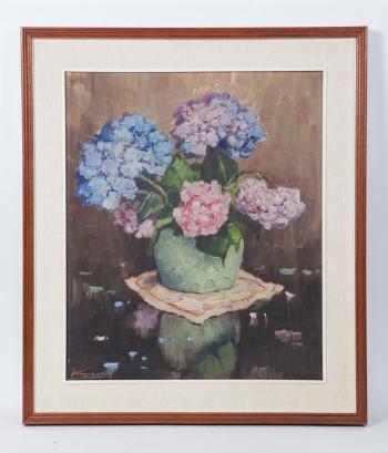 Bouquet d'hortensias  by 
																	Piet Volckaert