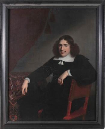 Portrait Of A 17Th Century Gentleman by 
																			Isaak Luttichuys