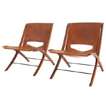 Pair Of Lounge Chairs Model 'Fh-6135' by 
																	Peter Hvidt