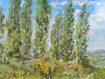 Poplars by 
																			Doreen Idle