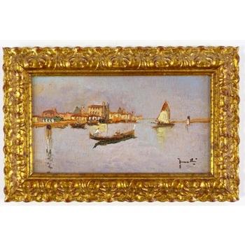 Impressionist Scene In Venice by 
																	Dalle Zattere