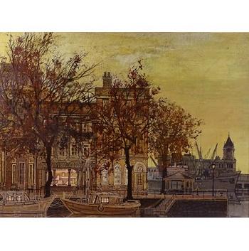 The Wailing Tower Amsterdam by 
																	Henri Carpreau