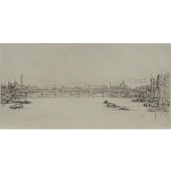 Thames Scene by 
																	William Walcot